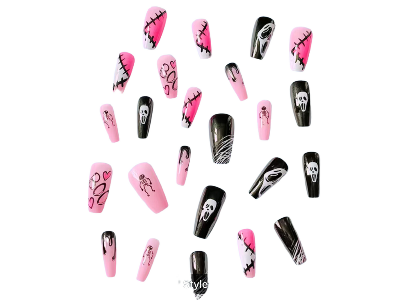 ghostface nail set