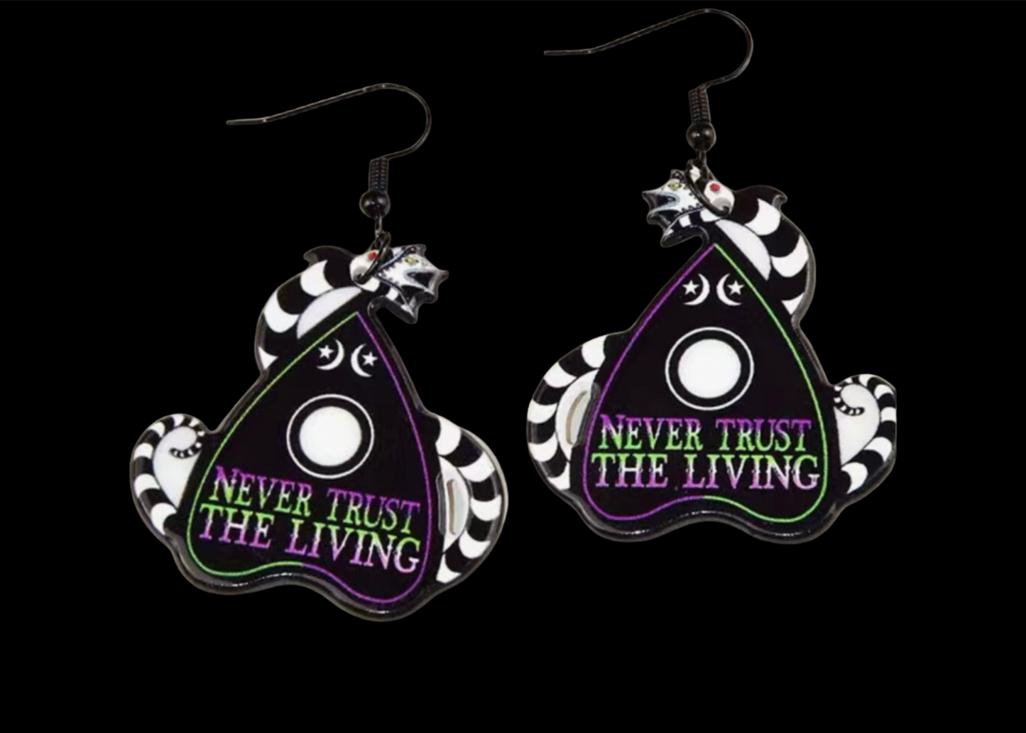 sandworm planchette earrings