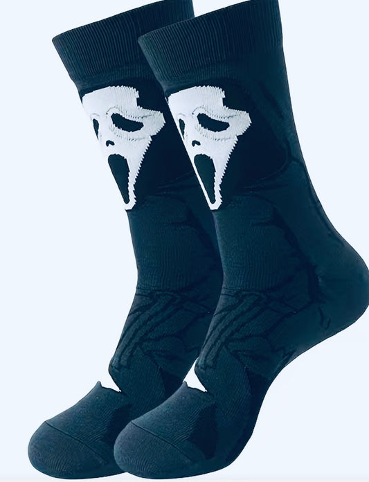 Ghostface crew socks